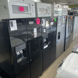 Side By Side Fridges And Microwaves $25 Processing Fee