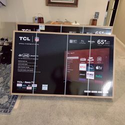 TCL 65" 4K UHD Smart Roku TV