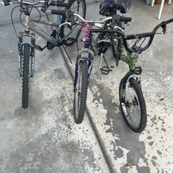 All Three Of 16”, 20”, 22” Inch Bikes For Sale 