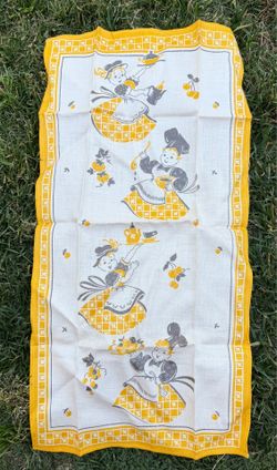 Vintage tea towel
