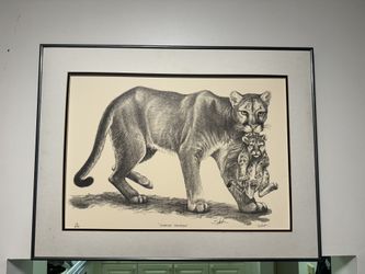 Cougar Painting