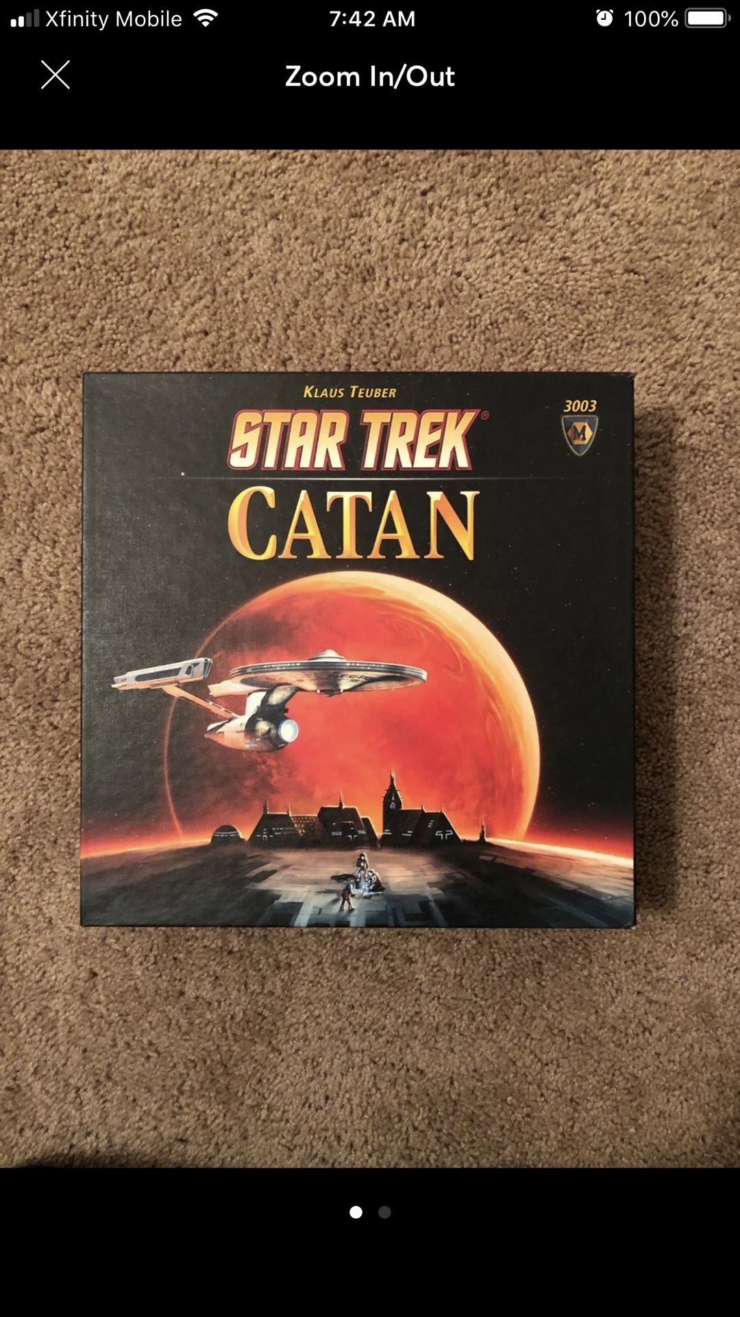 Star Trek Settlers of Catan Board Game