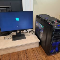 Gaming/Content Creator Computer/Desktop & Gaming Monitor 