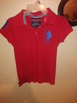Red collared POLO Ralph Lauren t shirt
