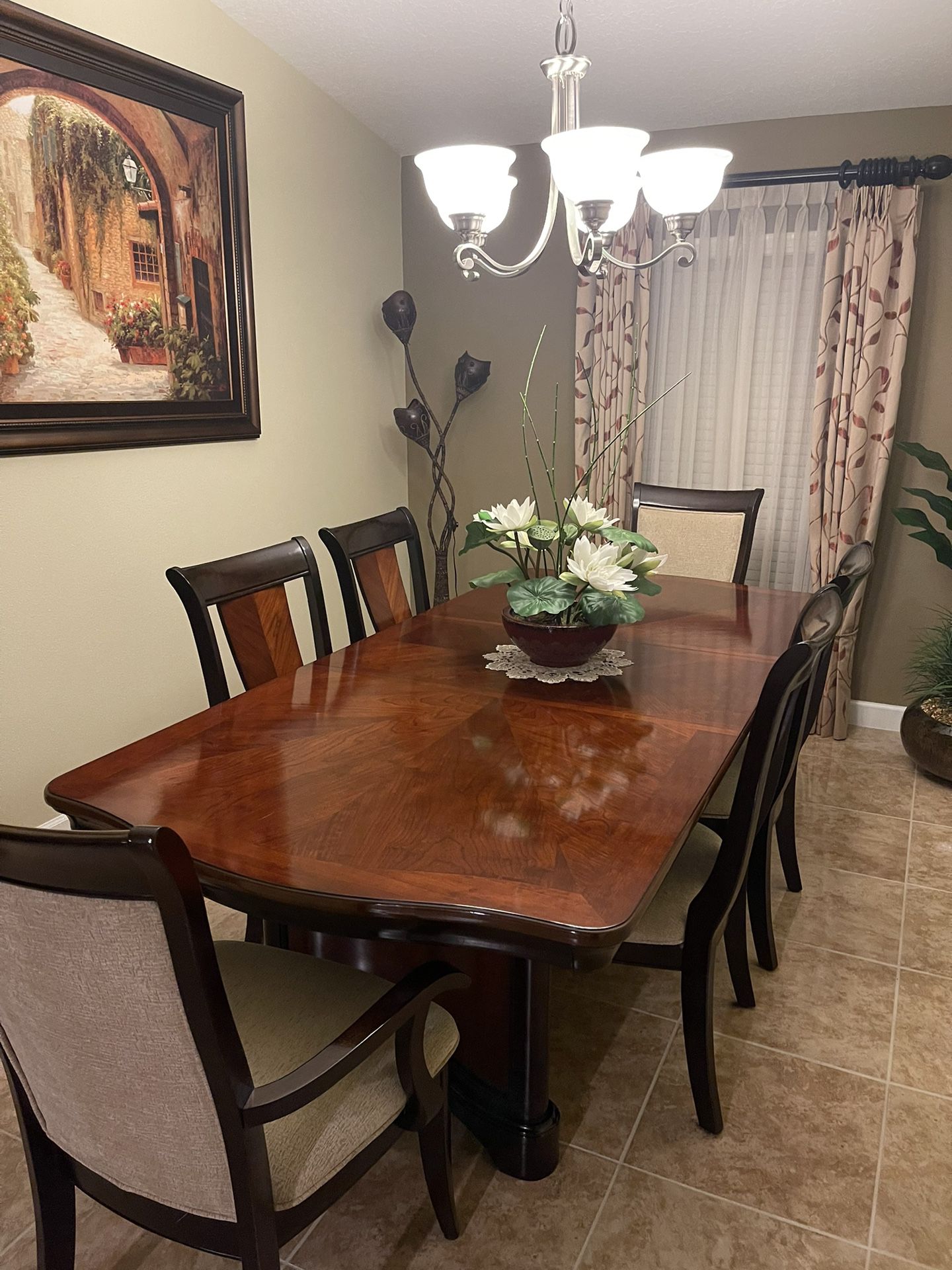 6+ Person Dinning Table + Chairs