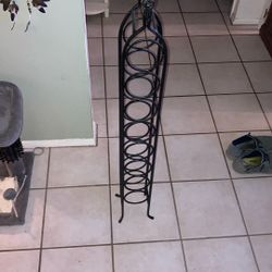 Metal Wine Rack Holds 8