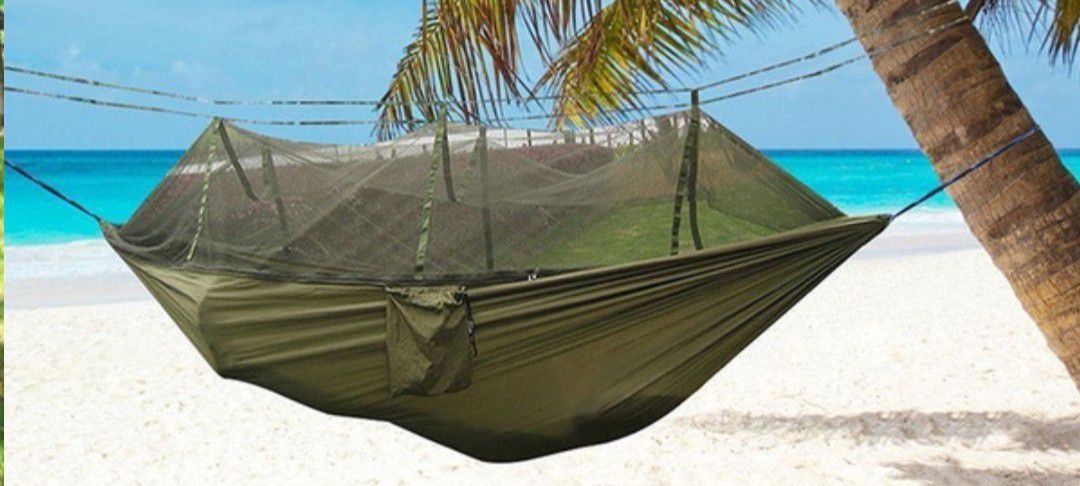 New Hammock For Camping Mosquito Net Hammocks Gear For Outdoors Backpack Travel $25.00 Each Firm Price