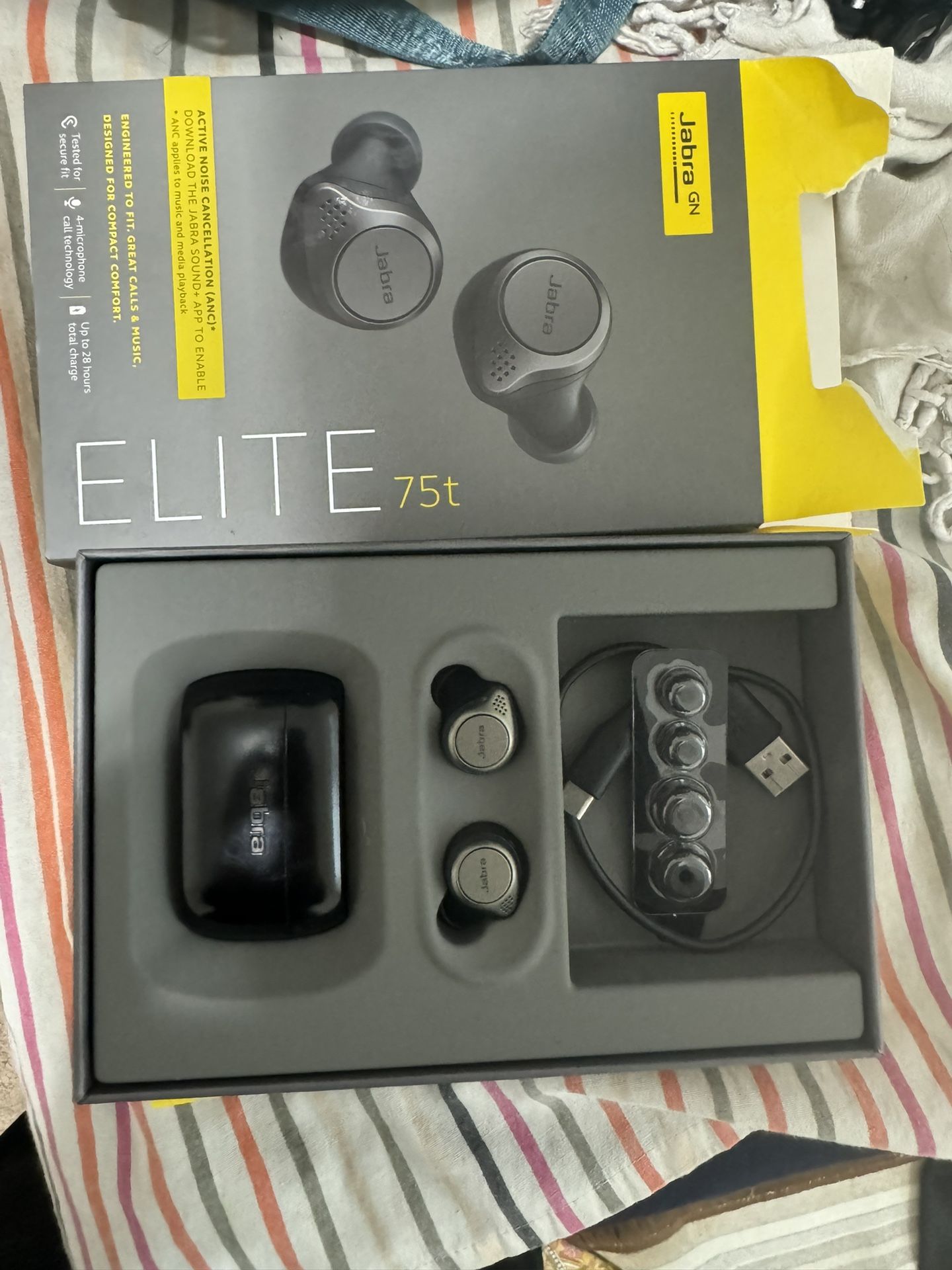 Jabra Elite 75t Wireless Earbuds