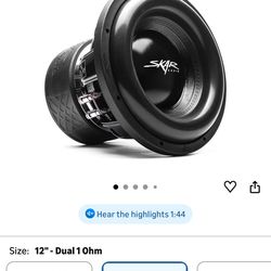 Skar Zvx 12” Dual 1ohm