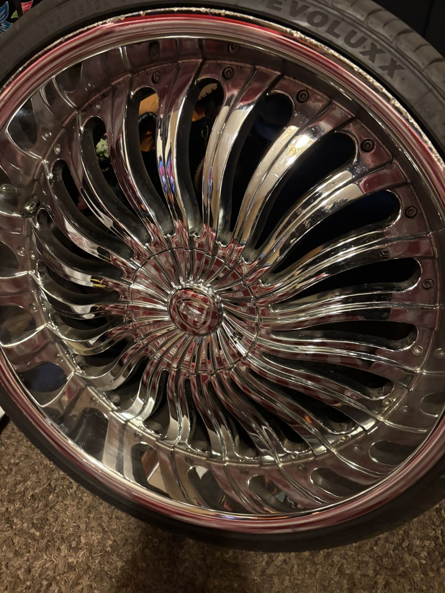 24 Inch Rims New Tires Paid 170 For Each Tire Paid 650 For Rims