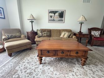 Sofa, Chair & Ottoman (Tommy Bahama)