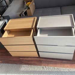 Brand New Stackable 3-Drawer Dresser, Multi-Purpose Storage Closet Cube for Bedroom, Storage Cabinet for Entryway, Nightstand Sofa Beside Table Drawer