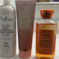 New Lotion And Body Wash