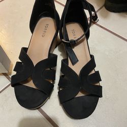 Torrid Black Heels 8.5w
