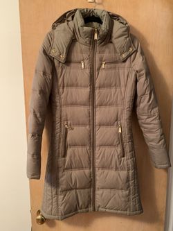 Women’s Coat Jacket - by Michael Kors Size XSmall with attached hood and down filled