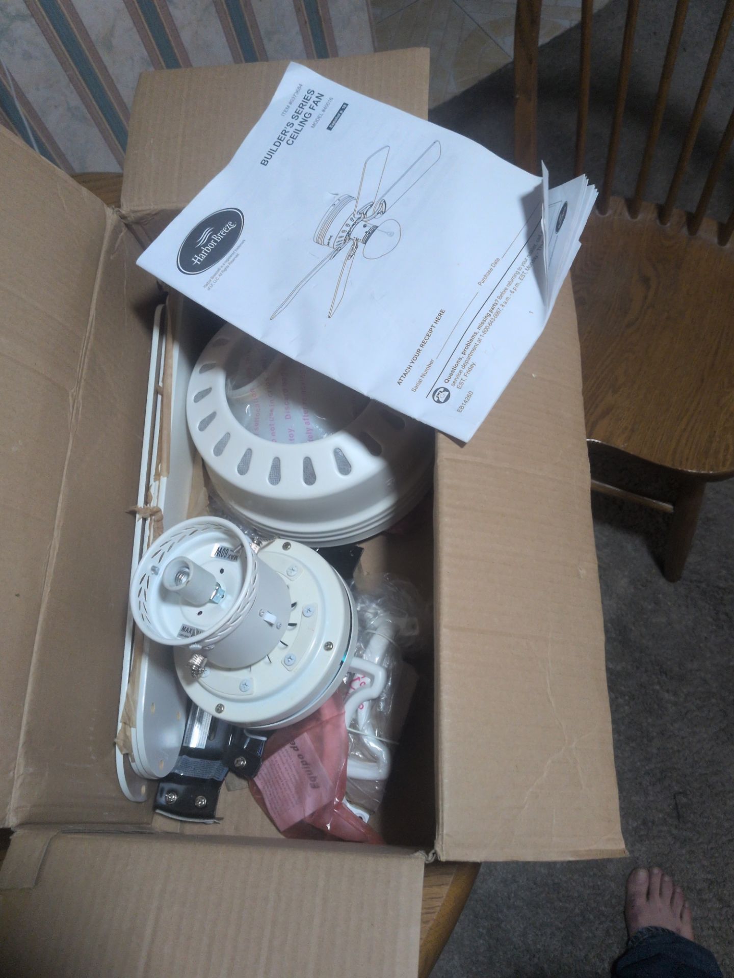 Harbor breeze ceiling fan ,