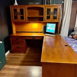 Oak Wood Desk
