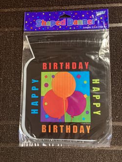 Free HAPPY BIRTHDAY BANNER