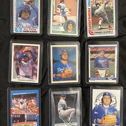 Fernando Valenzuela Vintage Baseball Cards $3 Each! Dodgers 