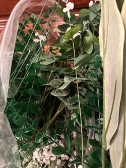 Faux greenery