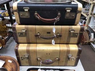 3 Vintage Suitcases
