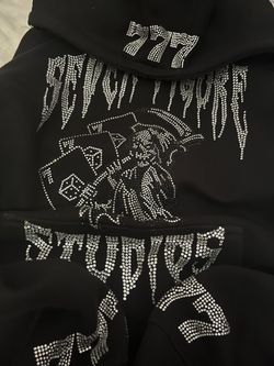 seven figure studios hoodie Size XL rine stone hoodie Negotiable