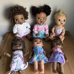 Hasbro Baby Alive Baby Doll Lot 
