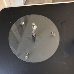 Glass Decoration Or Sweet Plate 