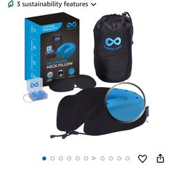 HURRY 🚨Memory Foam Travel Neck Pillow