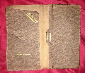 ANTIQUE EARLY 1900’s MEN'S BI FOLD WALLET - RARE!
