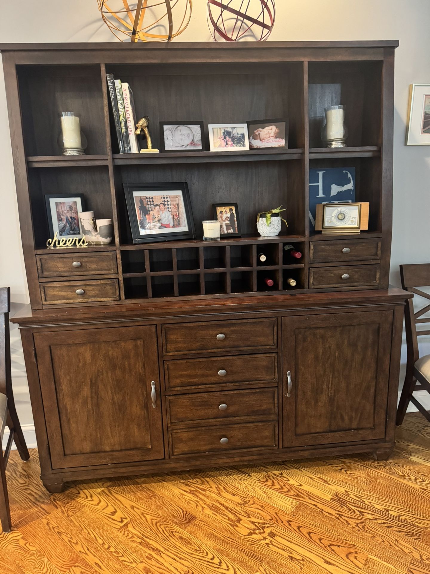 Ethan Allen "Christopher" China And Buffet