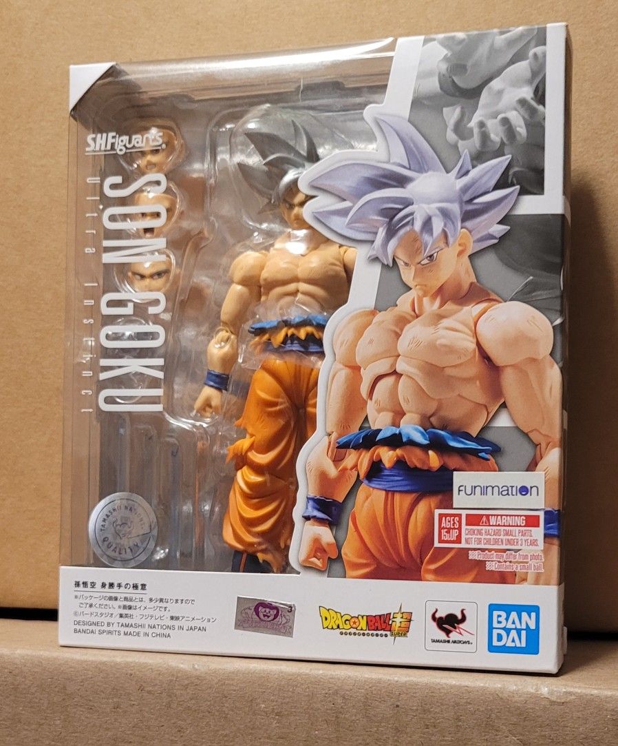 SH Figuarts Son Goku Ultra Instinct Dragon Ball Super Tamashii Nations Bandai