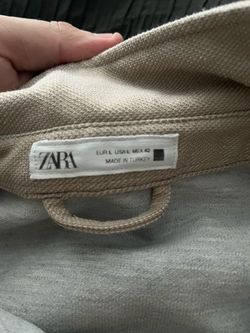 Zara Beige Knit Top Size L