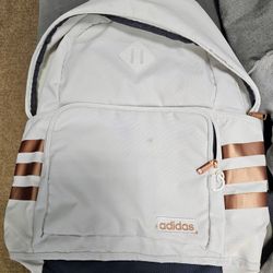 Adidas Classic 3S 5 Backpack White/Rose Gold