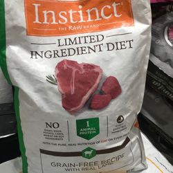 Pet Dog Food With Real Lamb limited ingredient 20 lbs