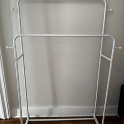 Two Double Clothing Rack