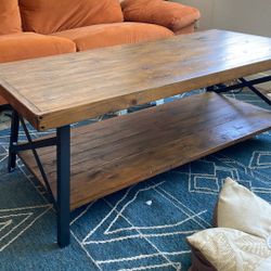 Coffee Table With Shelf