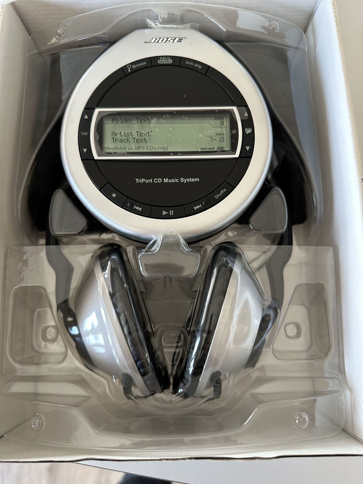 2 BOSE Triport CD Headphones Brand New