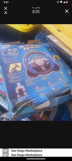 New video game racing wheel
