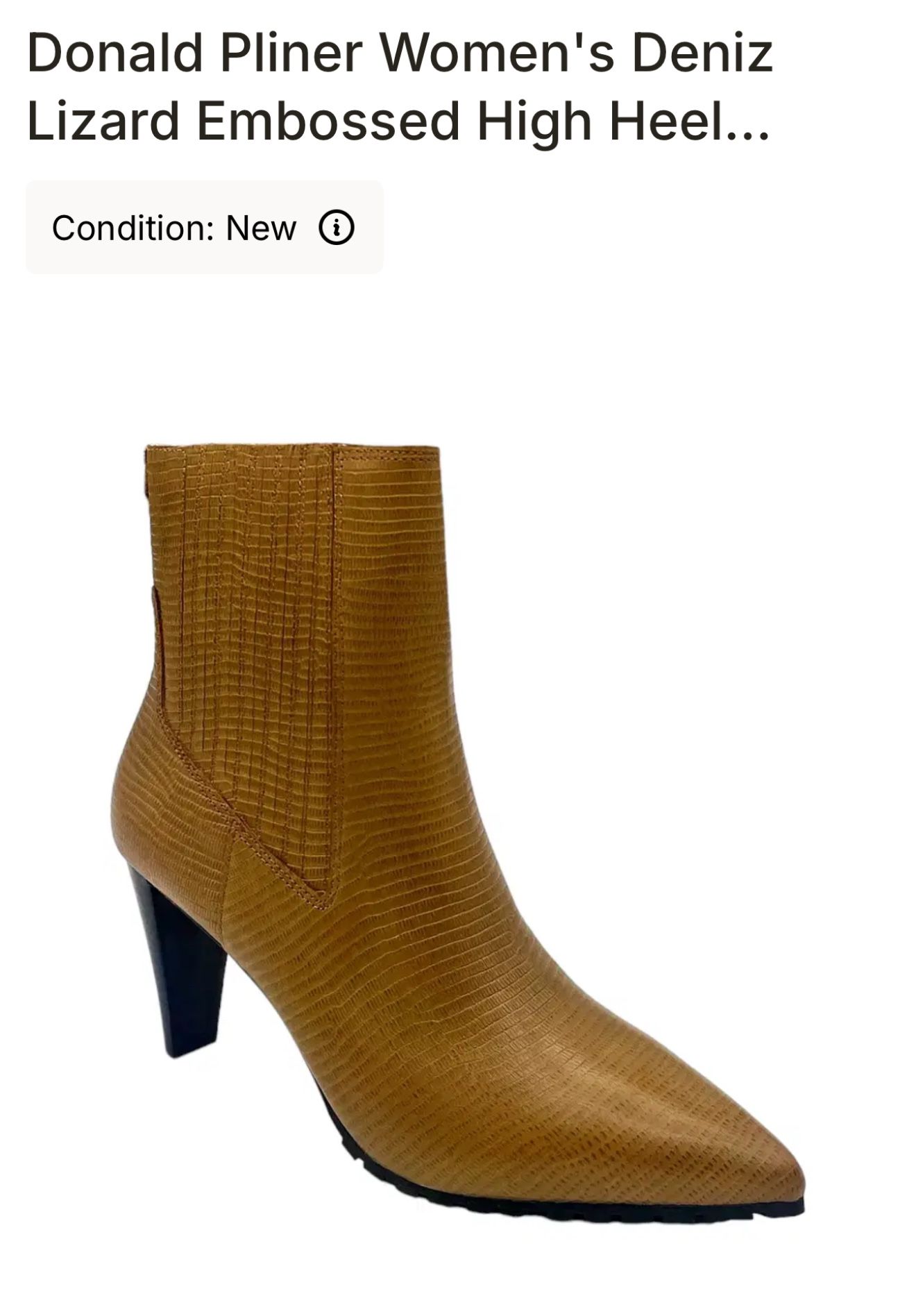 Donald Pliner Leather Boots