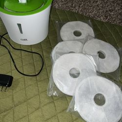 Catit Flower Water Fountain AND 5 Filters $25
