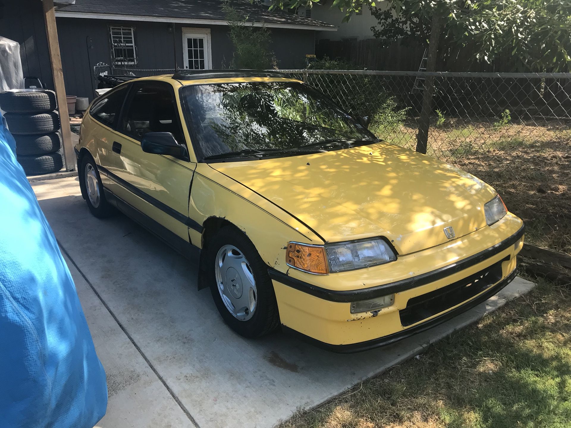 FS: ‘88 Honda CRX Si Y49 Yellow