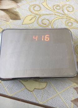 Security Camera Table Clock
