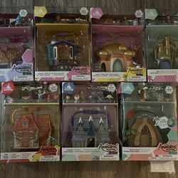 Disney Animators Toys - Jasmine/Moana Motunui Island/Frozen Arendelle/Little Mermaid Ariel/Sleeping Beauty Aurora/Rapunzel/Beauty and the Beast Belle