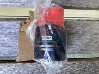 Milwaukee M12 Battery 2.0. NEW From Combo Kit.