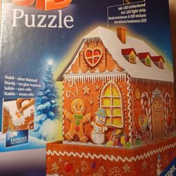 New Gingerbread 3-d Puzzle 