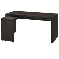 Ikea Malm Desk w/ Pull Out Panel