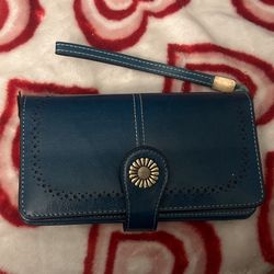 dark blue wallet