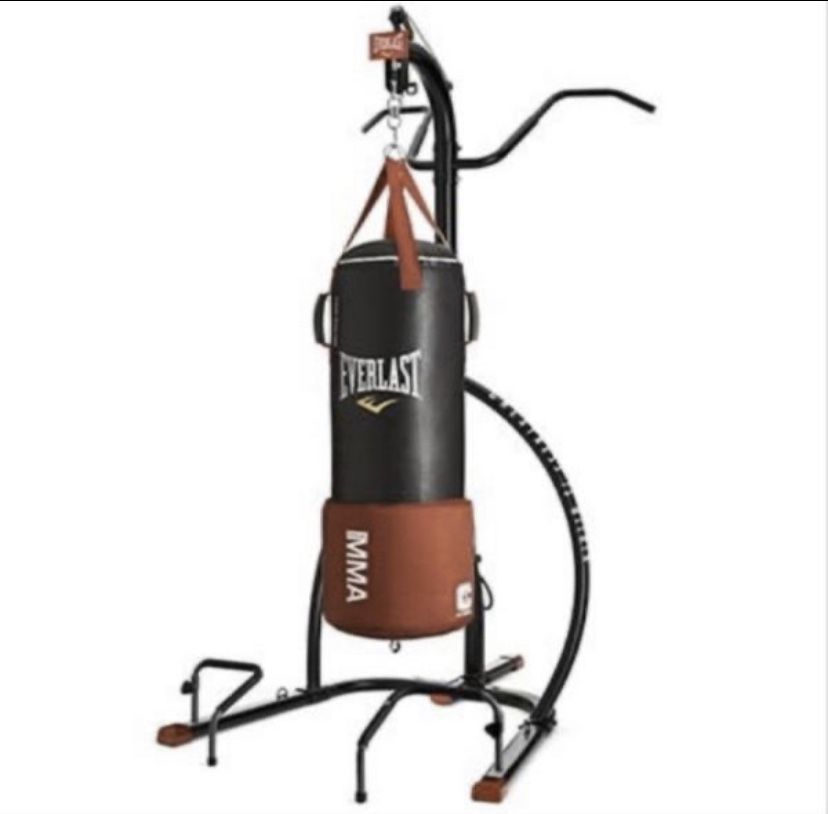 Everlast MMA Punching Bag & Stand (80lb Bag)