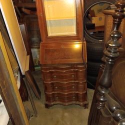  Vintage  Miniature  Security  Cabinet  With Key